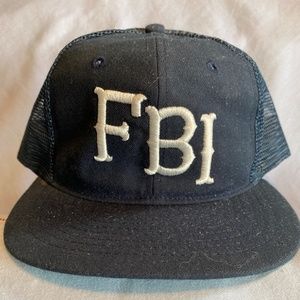 Vintage FBI 6 panel baseball cap